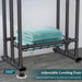 40'' Freestanding 3 Tier Alloy Steel Towel Rack with Storage Basket