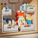 Under Sink Organizer Kitchen, 2-Tier Pull-Out Cabinet Shelf, 2-Pack