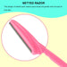 66 Eyebrow Razor and Face Razor for Women and Men, Eyebrow Hair Trimmer and Shaver with Protective Cover,Safe and Newbie