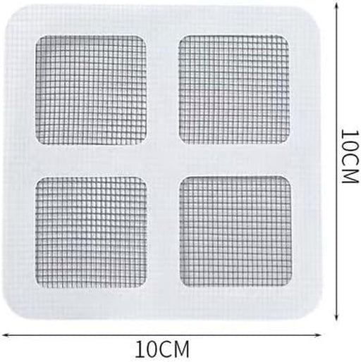 2025 New Disposable Shower Drain Hair Catcher, Shower Drain Cover Mesh Stickers Floor Drain Sewer Hair Filter Screen Blocking Strainer for Bathroom Laundry Bathtub Kitchen (10PCS)