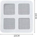 2025 New Disposable Shower Drain Hair Catcher, Shower Drain Cover Mesh Stickers Floor Drain Sewer Hair Filter Screen Blocking Strainer for Bathroom Laundry Bathtub Kitchen (10PCS)