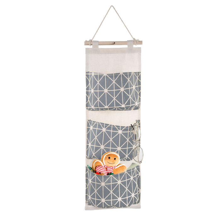 Three-Pocket Hanging Storage Organizer