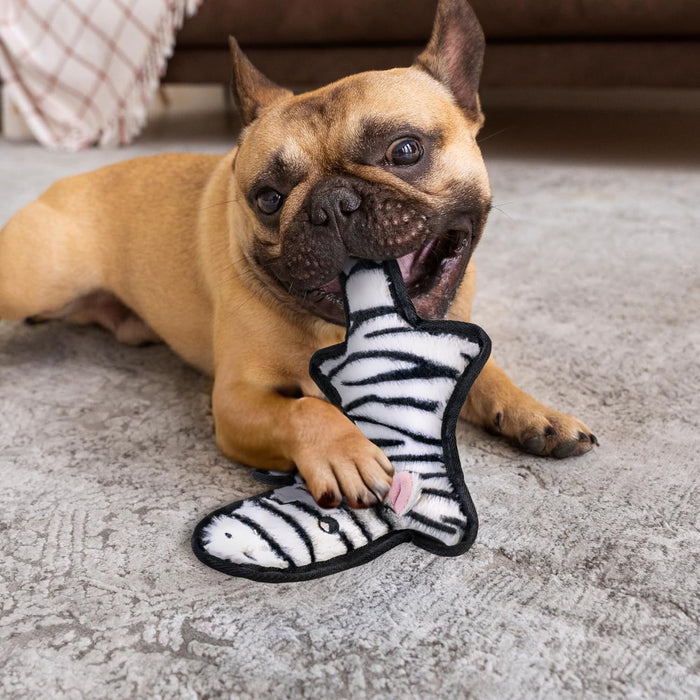 No Stuffing Dog Toys Crinkle Squeaky, Long Lasting Chews for Aggressive, Durable Plush Dog Puppy Chew Toys for Teething, with 6 Tough Layers for Small Medium Large Breed-5pack,Large