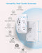 Outlet Extender with Night Light, Multi Plug Wall Outlet, Surge Protector