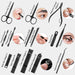 26Pcs Manicure Nail Clipper Set for Men Women Gift, Black Case