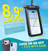 Waterproof Phone Pouch, Waterproof Phone Case, Black&Green 2-Pack