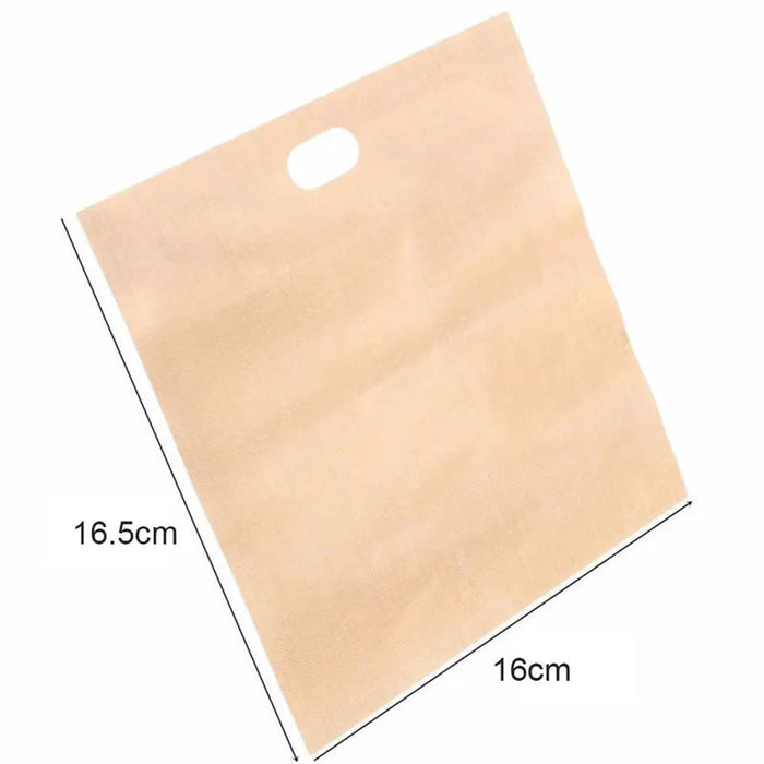 5Pcs/Set Reusable Toaster Bag Non Stick Bread Bag Sandwich Bags Fiberglass Toast Microwave Heating Pastry Tools