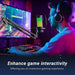 Gaming Microphone Set with Boom Arm, Vocal Condenser Microphone for Content Creators, USB Mic for PC with Stand, RGB, Tap Mute, Gain Control, Gaming Equipemnt, Twitch, Streaming, TC310+
