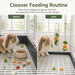 2 Pcs Bird Cage Food Holder, Bird Cage Feeder for Vegetable & Fruit