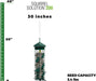 Squirrel Solution200 Squirrel-proof Bird Feeder w/6 Feeding Ports, 3.4-pound Seed Capacity, Free Seed Funnel
