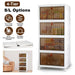 4-Piece Rolling Foldable Storage Bin Set