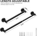 Adjustable Stainless Steel Towel Racks for Bathroom 13.18-24In