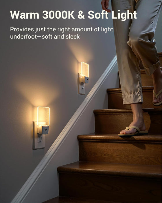 Night Lights Plug into Wall, LED Night Lights Light Sensor 4 Pack