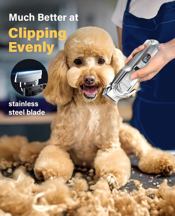 Dog Clippers Grooming Kit for Thick Coats & Heavy Duty
