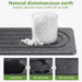 Sink Caddy Organizer with Drying Stone, Black Sponge Holder for Kitchen