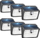 Solar Motion Lights Outdoor, Ultra Bright Solar Fence Lights with Motion Sensor, IP65 Waterproof Security Light 3 Modes,