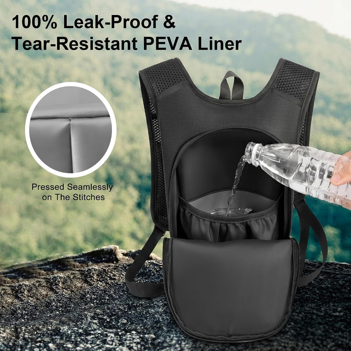 Hydration Backpack - Hiking Water Backpack with 2L Water Bladder