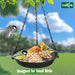 Hanging Platform Bird Feeder, 9 in, Black
