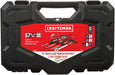 57 Piece Mechanics Tool Set Home Tool Set, Sockets, Ratchet, Screwdrivers, Hammer, Pliers, Hex Keys, Specialty Bits Hand Tools (CMMT99447)