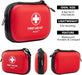 Mini First Aid Kit - 120 Piece Small Waterproof Hard Shell Medical Kit