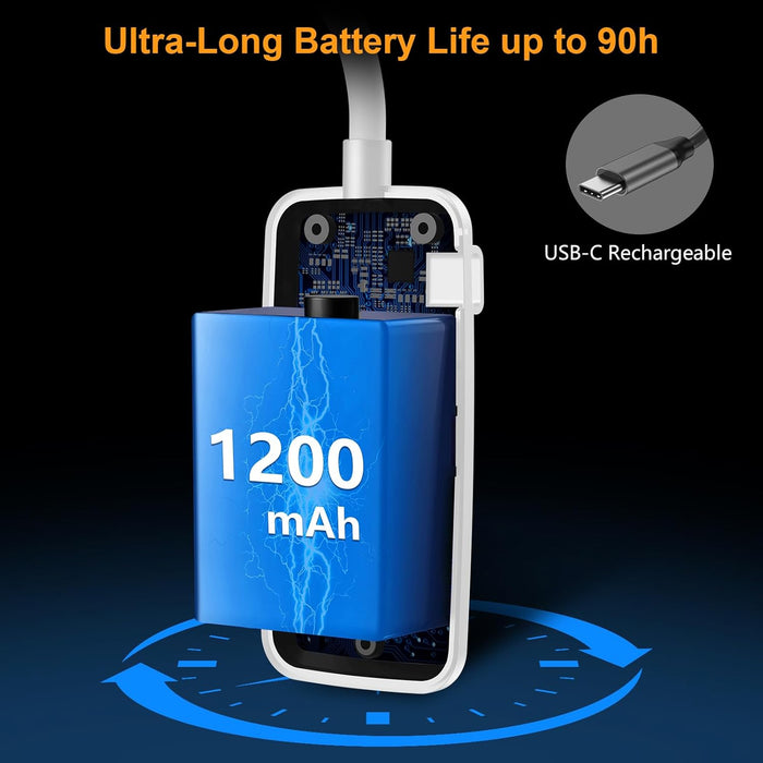 19 LED Rechargeable Book Light for Reading in Bed