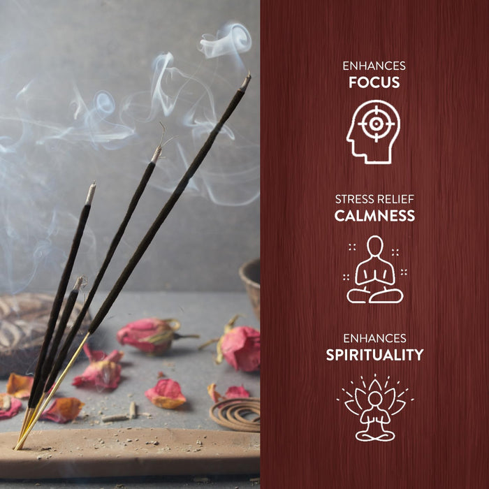 - Sandalwood Incense Sticks - Pack of 6 - 120 count - 301g