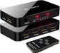 HDMI Switch 4X1, 4K Ultra HD HDMI Switcher 4 in 1 Out Support HDMI 2.0 HDCP 2.2,4K@60Hz, 3D,1080P, 4Kx2k@60Hz (IR Remote Control)