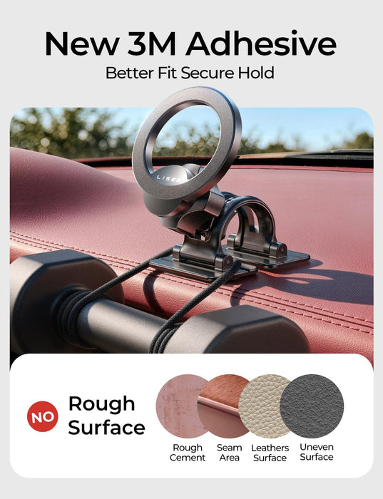 for MagSafe Car Phone Mount for iPhone 18 Pro Max, Magnet Magnetic Phone Holders for Your Car 2-in-1 Vent Dashboard Magn