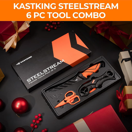 SteelStream 6pc Fishing Tool Kit, Fishing Gear