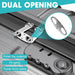 8 Pcs Anti-Theft Small Carabiner Clip, Double Opening Zipper Pull Replacement, Elegant Zinc Alloy Zipper Clips for Backp