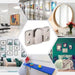 Stainless Steel Interlock Hanging Buckle Heavy Duty Photo Frame Hook Wall Mounted Flush Mount Brackets for Furniture Connector