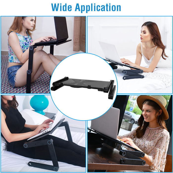 Foldable Laptop Bed Tray with Mouse Pad