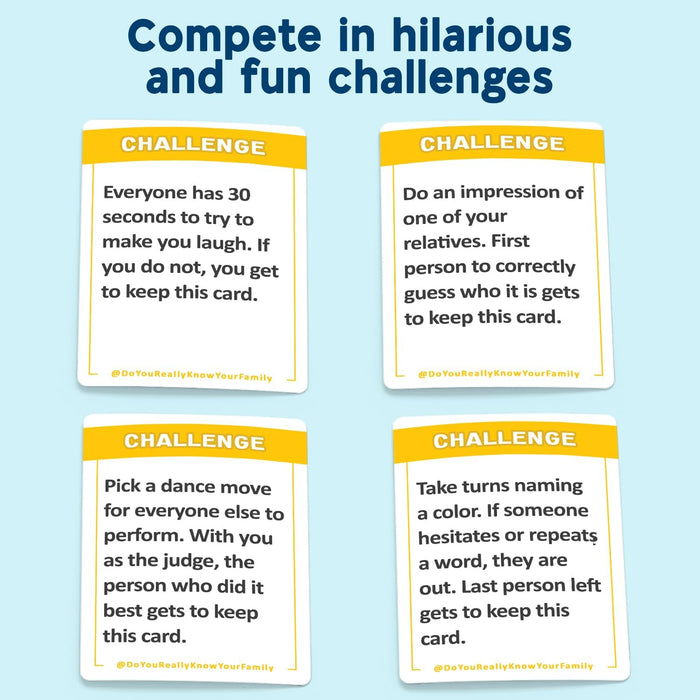 Fun Family Game for Kids, Teens and Adults