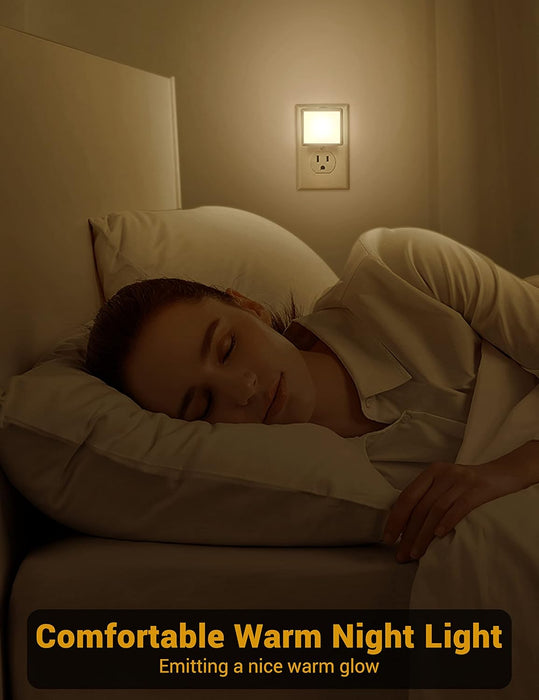 Night Lights Plug into Wall 2Pack,Plug in Night Light Dusk-to-Dawn