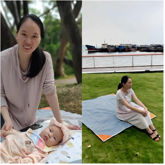 Pocket Picnic Blanket, Compact Lightweight Tarp for Camping