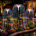 2 Pack Solar Willow Branch Garden Stake Lights 120 LEDs Multicolored
