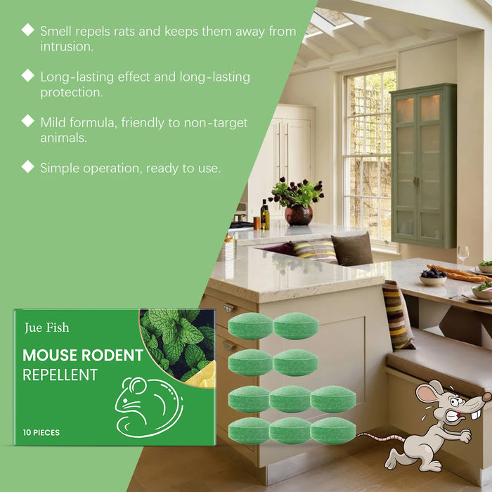 Rodent Repellent Indoor and Outdoor Gentle Rodent Repellent Convenient Rodent Repellent Pills to Keep Mice Away