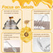 glass honey jar with dipper,beehive shaped honey pot,honey container with dipper large,17 oz