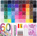 Bedazzling Kit 48000Pcs 60 Colors 3mm Resin Jelly Rhinestones - Diamond Art