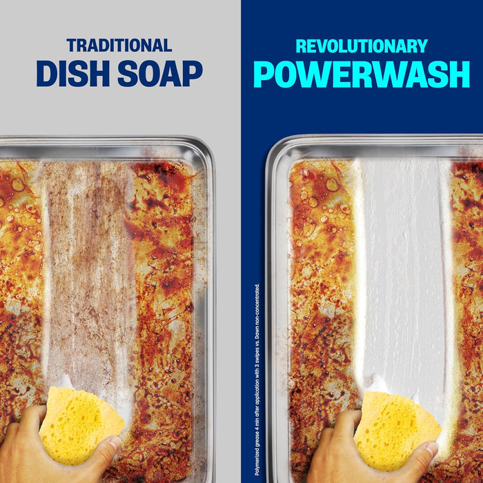 Powerwash Spray, Dish Soap, Dishwashing Liquid, Fresh, 1 Starter Kit + 3 Refills, 4x16 Fl Oz