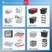 6-Pack 13 Quart Storage Bins with Lids, Clear