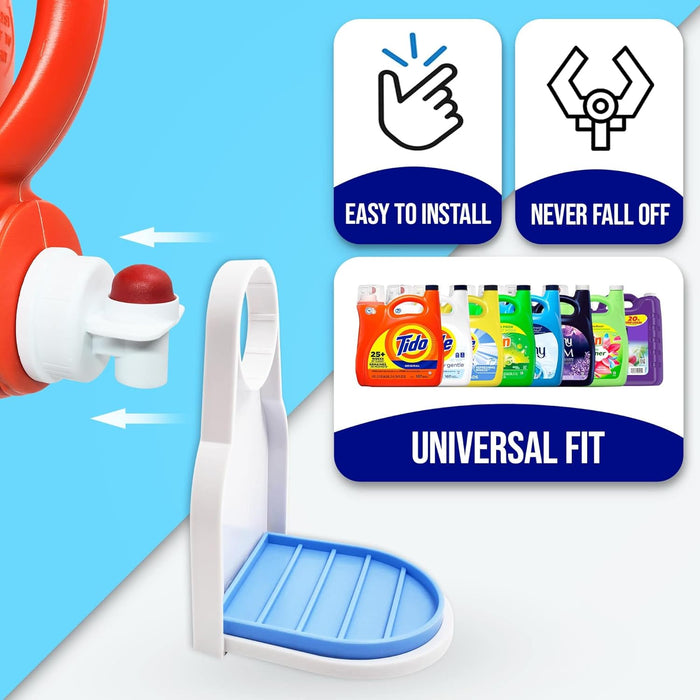 [2 Pack] Laundry Detergent Cup Holder, Detergent Drip Catcher