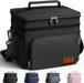 Insulated Lunch Box Men Women Leak-Proof Cooler Lunch Bag 9L