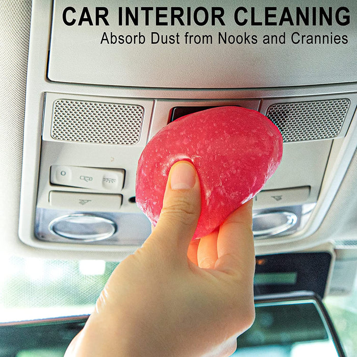 Car Cleaning Gel Detailing Putty Car Putty Auto Detailing Tools Car Interior Cleaner Cleaning Slime Car Accessories Keyboard Cleaner Rose/NT WT: 5.6 oz (160 gr)