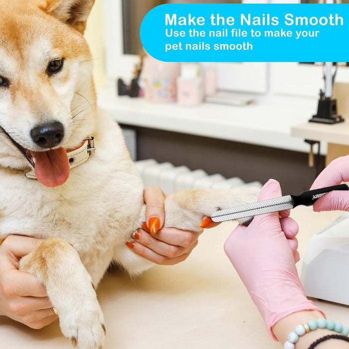 Dog Nail Clippers and Trimmer with Safety Guard to Avoid Over-Cutting Toe Nails, Professional Grooming Pet Nail Clipper 