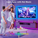 Bluetooth RGBWW LED Lights for 50-55 Inch TV With App Control, RGB+Tunable White 3000K-6500K Backlight With RF Remote, M
