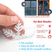 135Pcs Christmas Decorations Window Clings Snowflakes Window Decals
