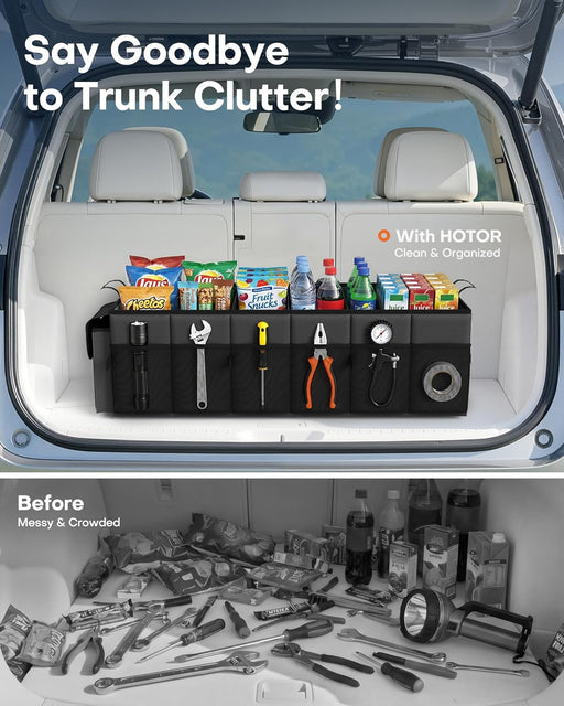 Trunk Organizer, Sturdy Foldable with Cooler for Car, Sudan & SUV