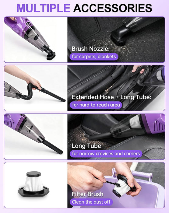 Car Cleaning Kit with Vacuum,Deep Cleaning for Interior Detailing