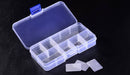 Compact craft storage box dimensions and construction